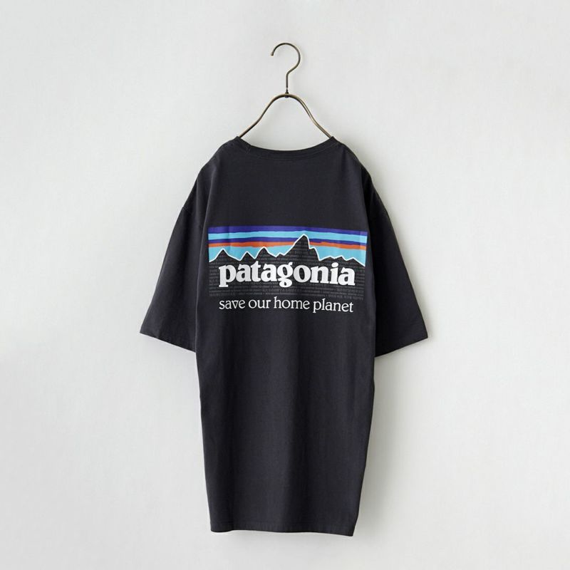 Patagonia パタゴニア 37529 INBK M#039;s Mission Organic P-6 SUYE T-Shirt Tシャツ  WHI pat0206 アウトドア オーガニック ミッション メール便 半袖 売れ筋 売れ筋がひ！ M#039;s