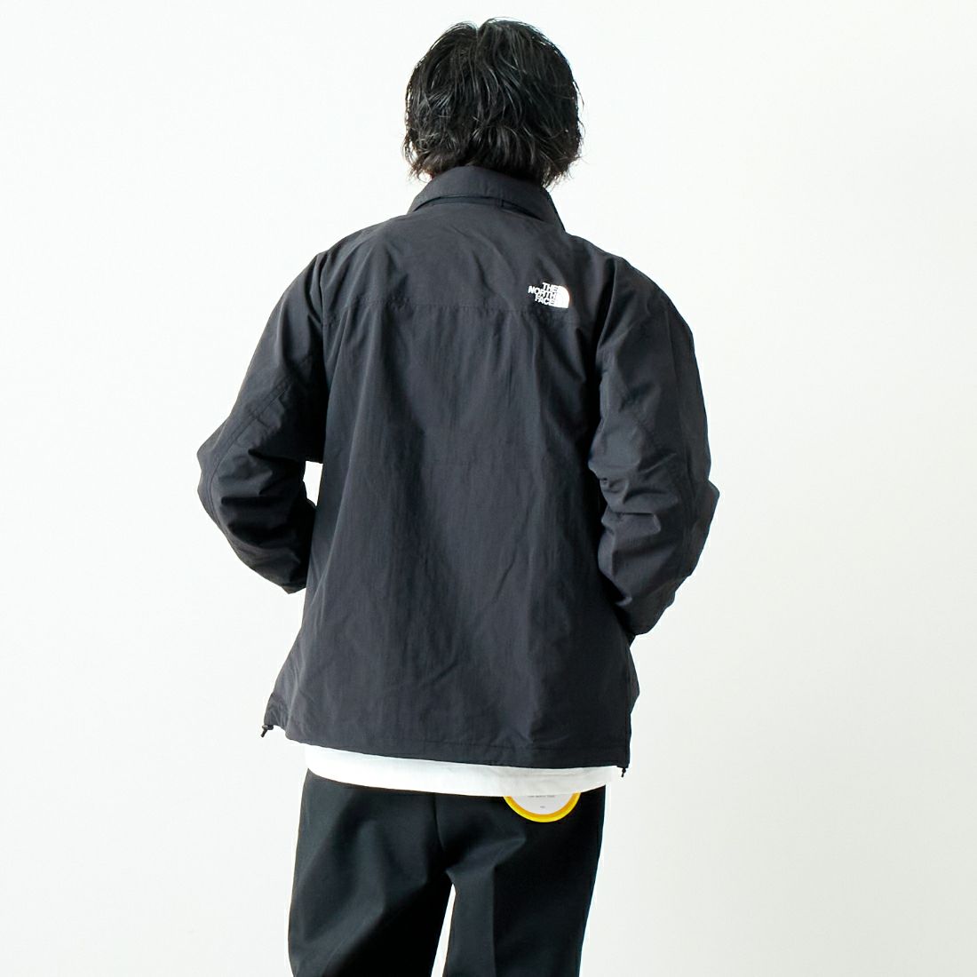 THE NORTH FACE [ザ ノースフェイス] ハイドレナウィンドジャケット [NP72131] K ﾌﾞﾗｯｸ &&モデル身長：182cm 着用サイズ：XL&&