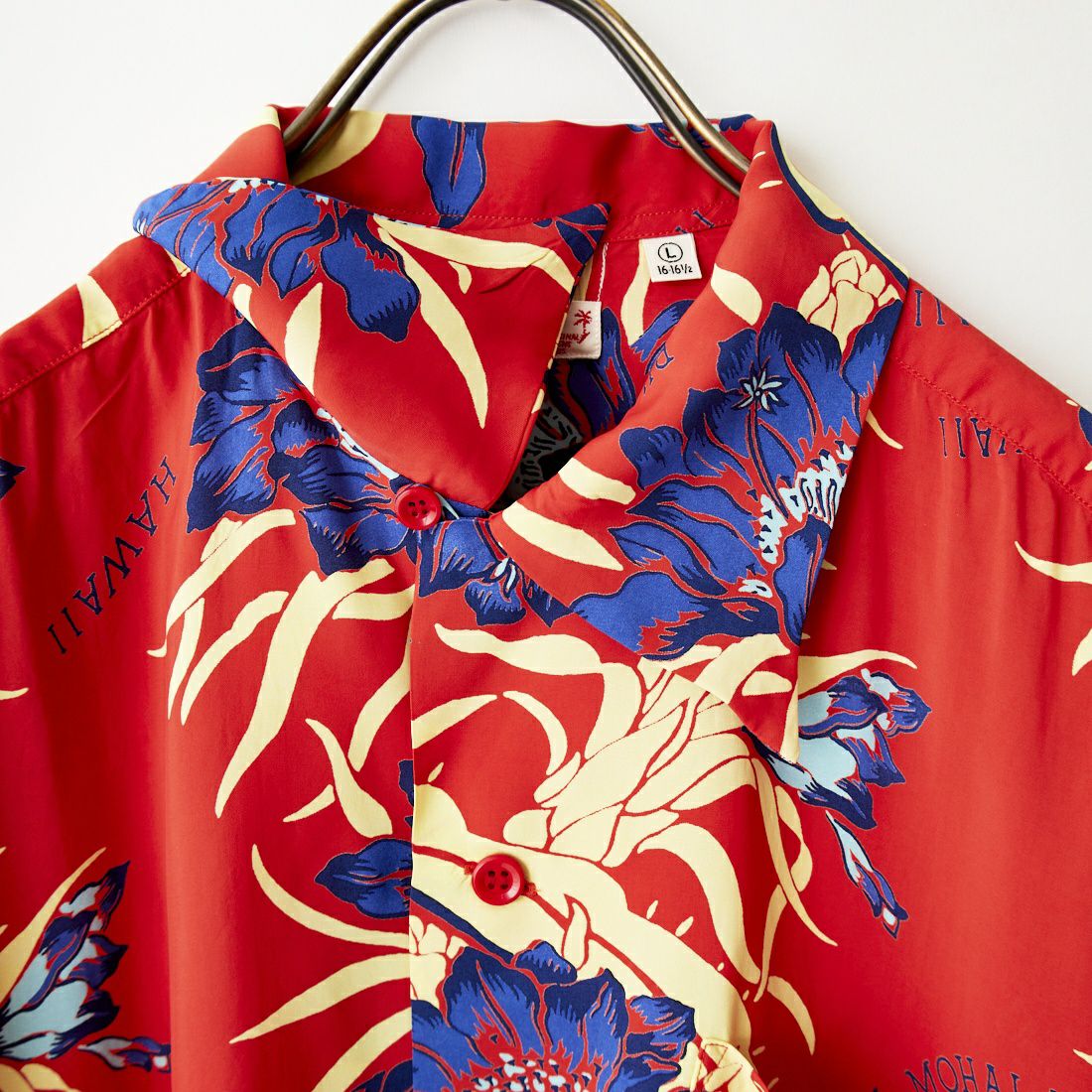 SUN SURF [サンサーフ] PUA MOHALA レーヨンハワイアンシャツ [SS38796] 165 RED