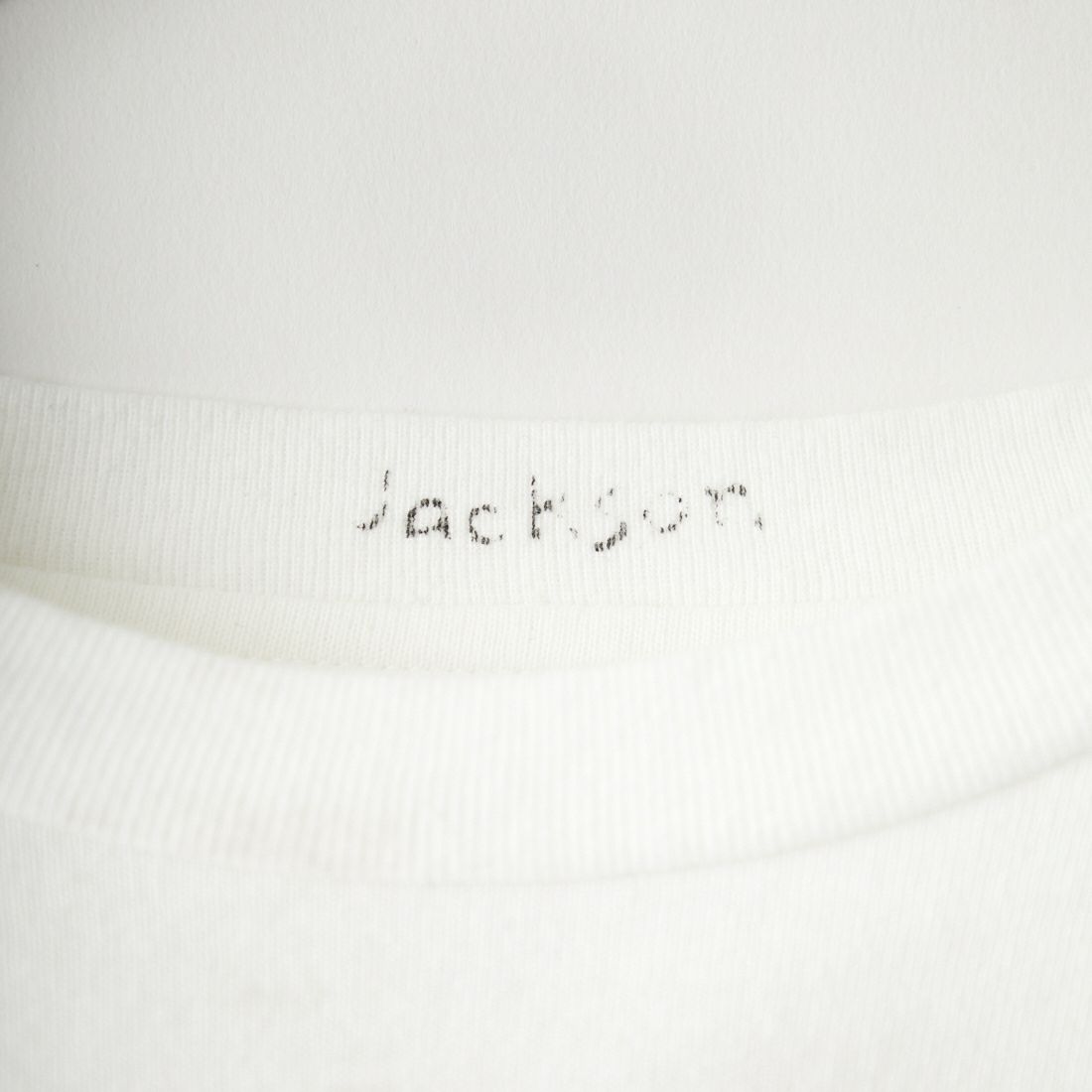 JACKSON MATISSE × JEANS FACTORY [ジャクソンマティス × ジーンズファクトリー] 別注 PROPERTY OF JACKSON NETS Tシャツ [JM22SSJF01-JF] WHITE