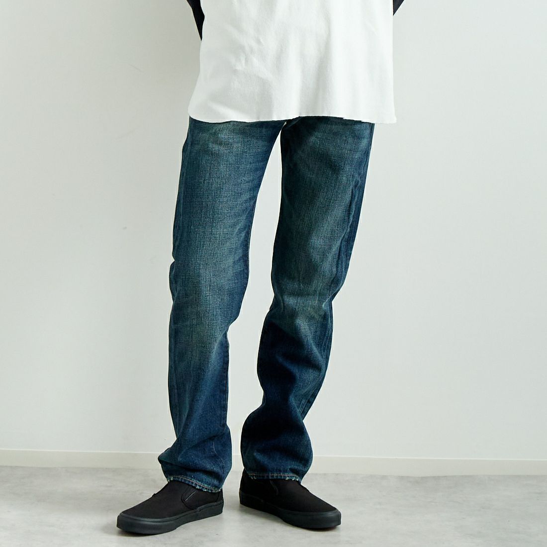 85 AUTHENT&&モデル身長：182cm 着用サイズ：29&&