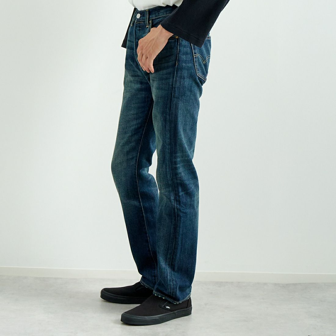 LEVI'S [リーバイス] 501 リーバイス オリジナルフィット [00501-14] 85 AUTHENT &&モデル身長：182cm 着用サイズ：29&&