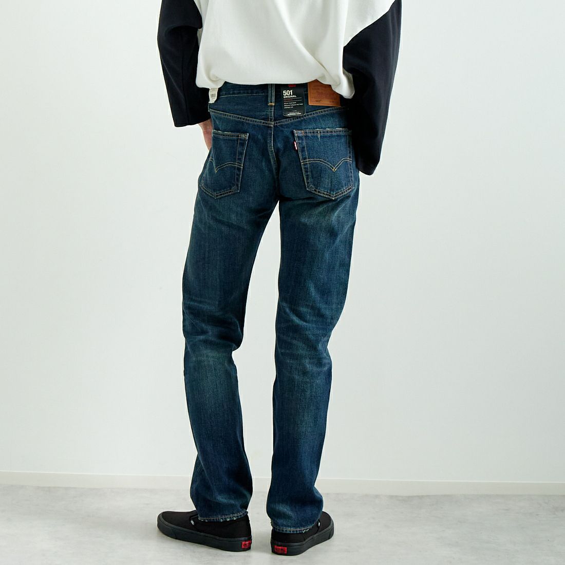 LEVI'S [リーバイス] 501 リーバイス オリジナルフィット [00501-14] 85 AUTHENT &&モデル身長：182cm 着用サイズ：29&&