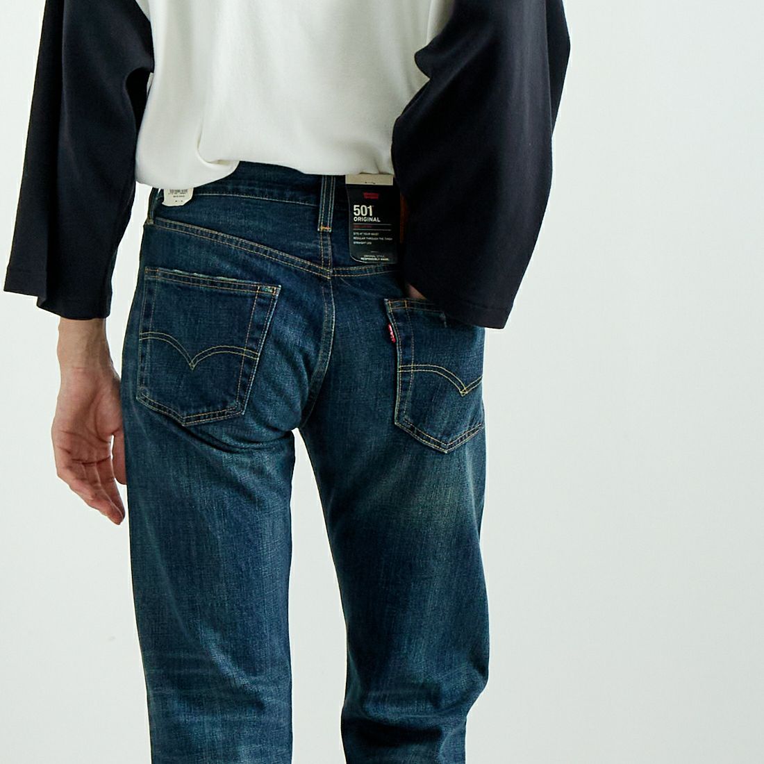 LEVI'S [リーバイス] 501 リーバイス オリジナルフィット [00501-14] 85 AUTHENT &&モデル身長：182cm 着用サイズ：29&&
