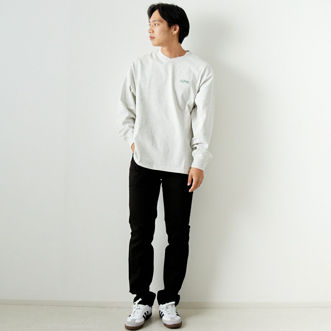 LEVI'S [リーバイス] 505 レギュラーフィット [00505-15] 77 NIGHTSH &&モデル身長：179cm 着用サイズ：30&&
