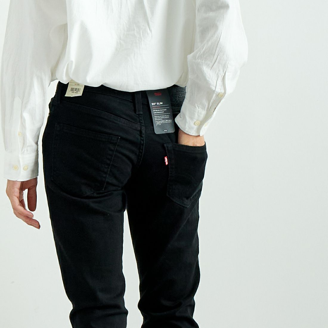 Levi’s [リーバイス] 511 クラシック スリムストレッチブラックカラーデニム [04511-15] 07 NIGHTSH