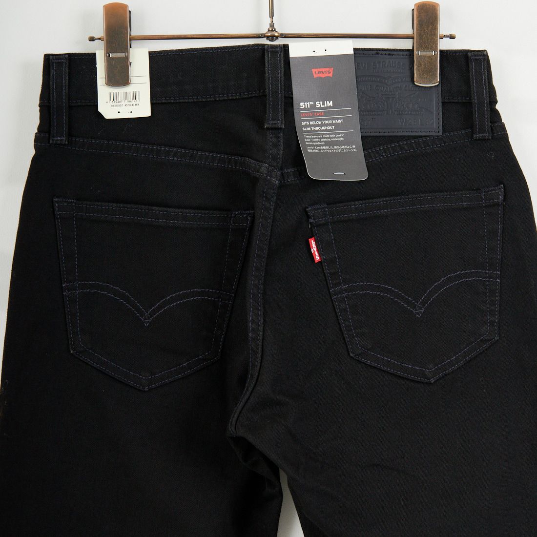 Levi’s [リーバイス] 511 クラシック スリムストレッチブラックカラーデニム [04511-15] 07 NIGHTSH