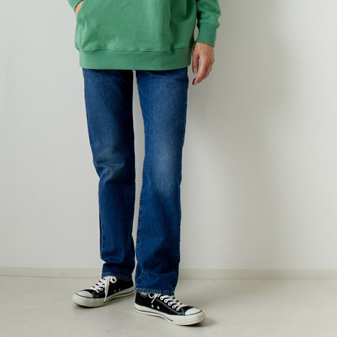 LEVI'S [リーバイス] 501オリジナルフィット [00501-32] 49 HER EYE &&モデル身長：182cm 着用サイズ：29&&