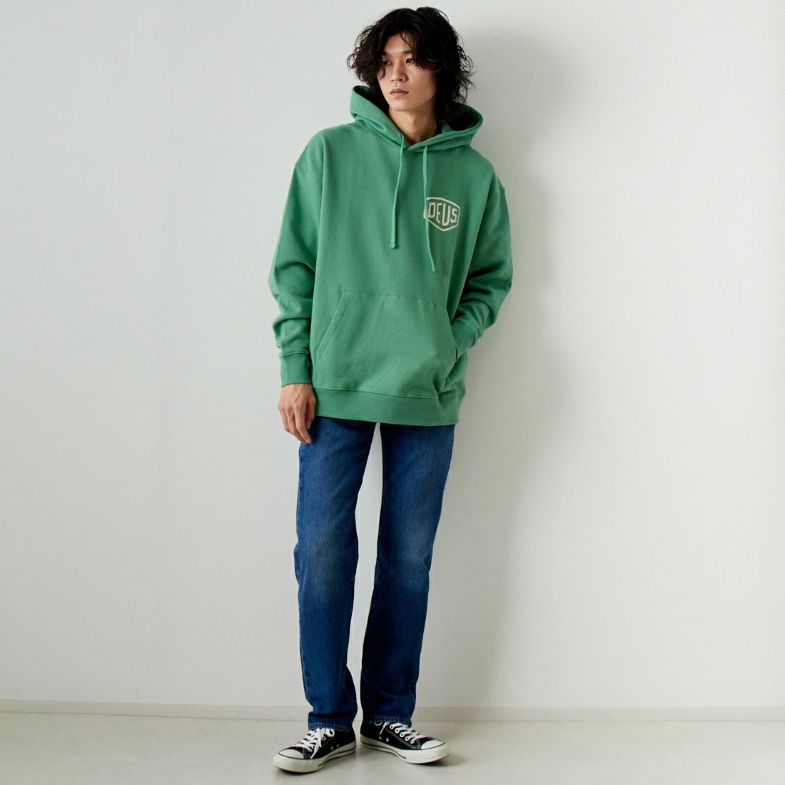LEVI'S [リーバイス] 501オリジナルフィット [00501-32] 49 HER EYE &&モデル身長：182cm 着用サイズ：29&&
