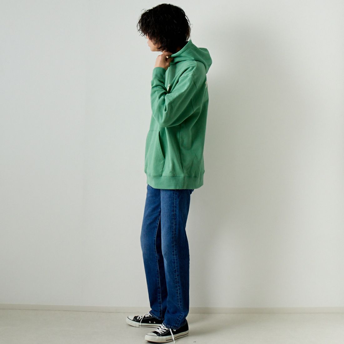 LEVI'S [リーバイス] 501オリジナルフィット [00501-32] 49 HER EYE &&モデル身長：182cm 着用サイズ：29&&