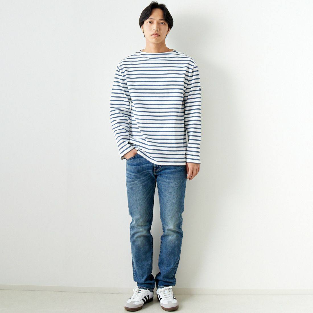 LEVI'S [リーバイス] レギュラーテーパード 502(TM) [29507-00] 63 MID VIN &&モデル身長：179cm 着用サイズ：30&&