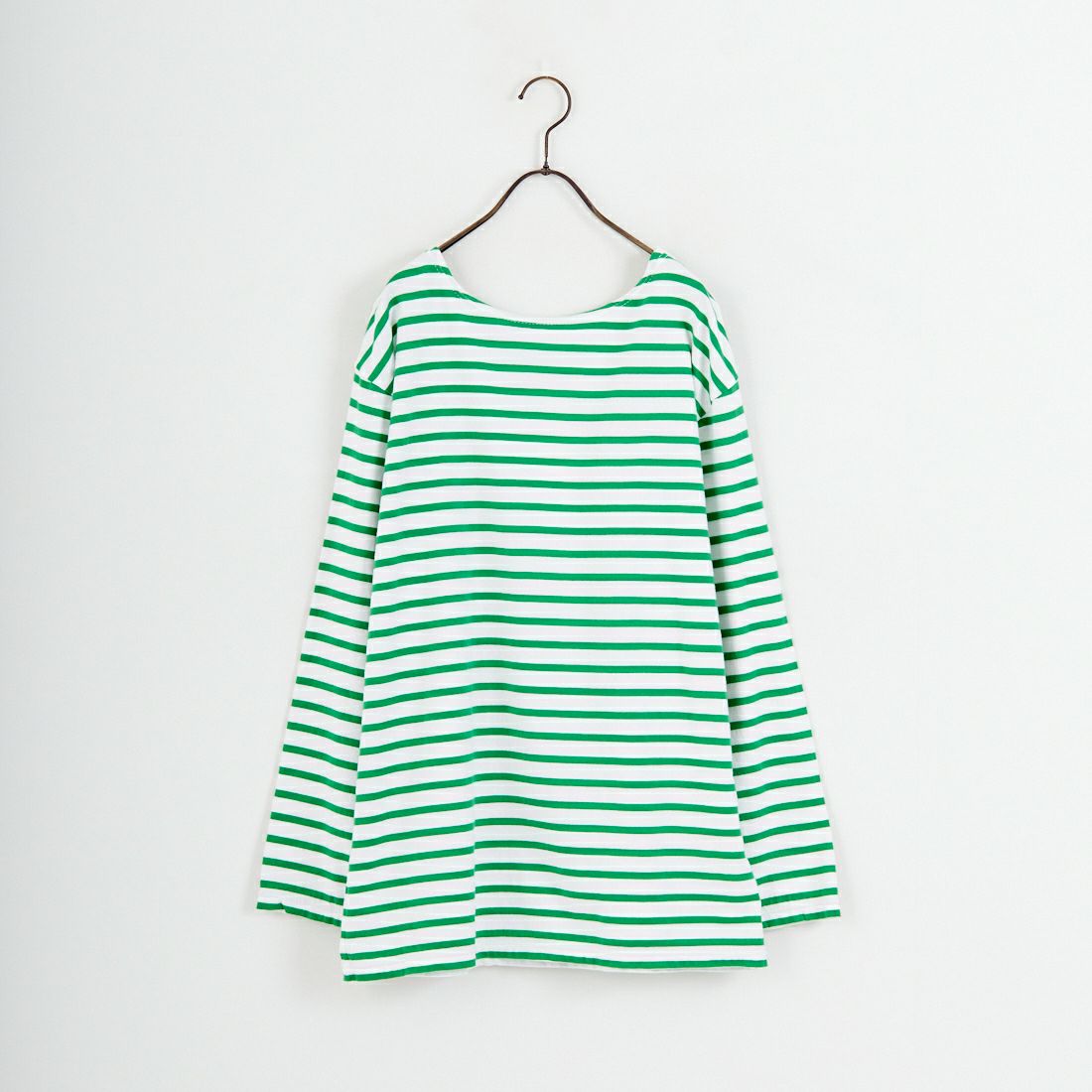 THE SHINZONE [ザ シンゾーン] マリンボーダーTシャツ [19SMSCU93] 75 GREEN