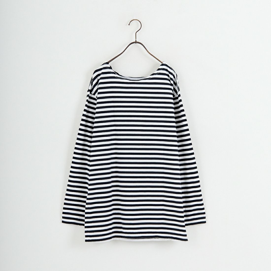 THE SHINZONE [ザ シンゾーン] マリンボーダーTシャツ [19SMSCU93] 07 BLACK