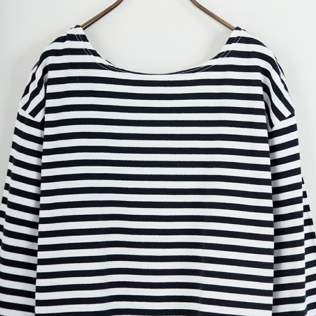 THE SHINZONE [ザ シンゾーン] マリンボーダーTシャツ [19SMSCU93] 07 BLACK