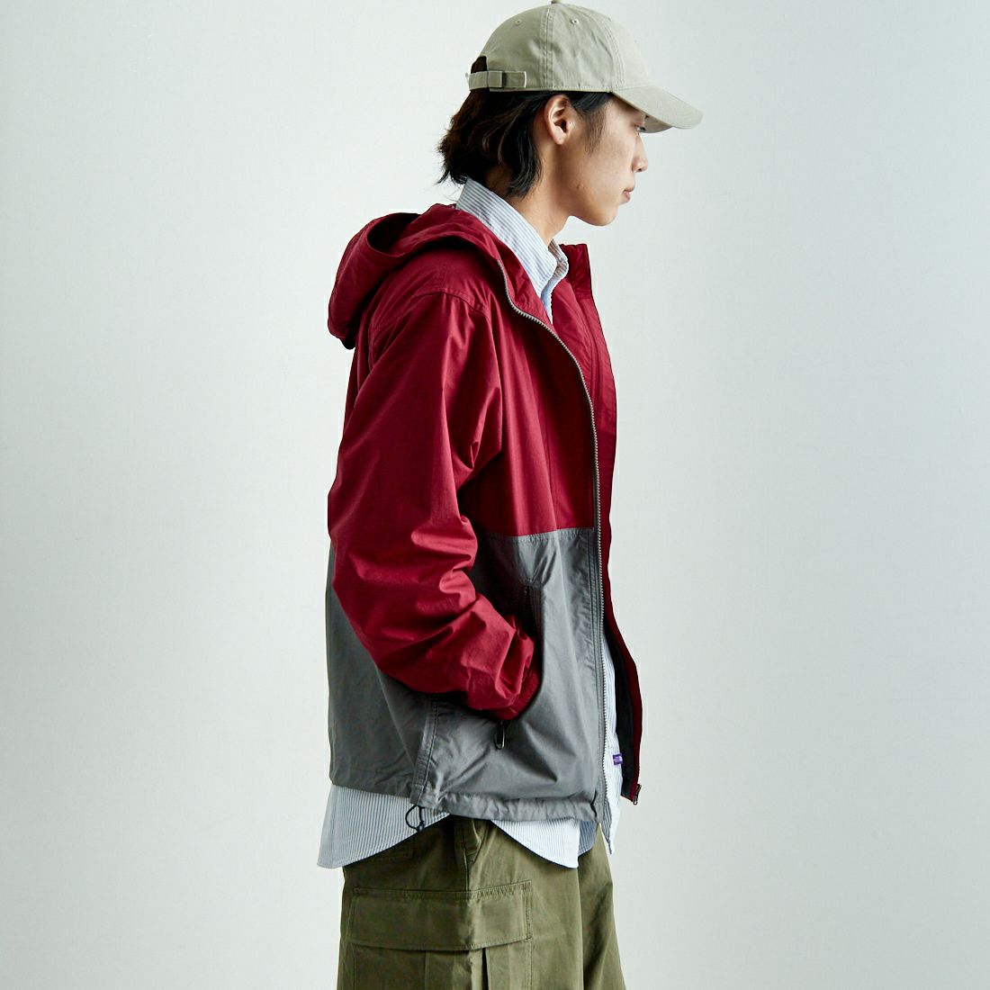 THE NORTH FACE [ザ ノースフェイス] コンパクトジャケット [NP72230] BS &&モデル身長：179cm 着用サイズ：L&&