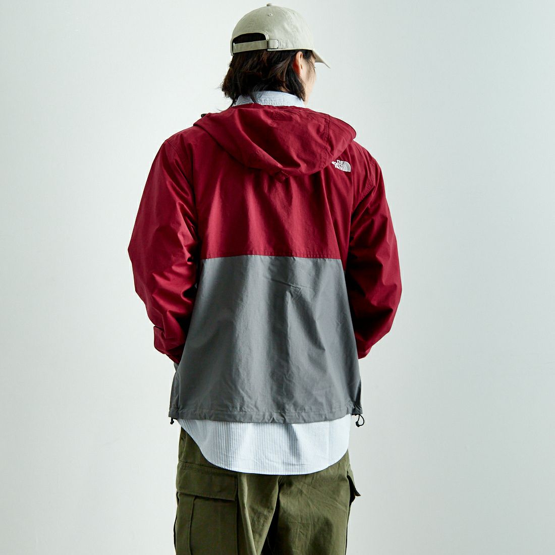 THE NORTH FACE [ザ ノースフェイス] コンパクトジャケット [NP72230] BS &&モデル身長：179cm 着用サイズ：L&&
