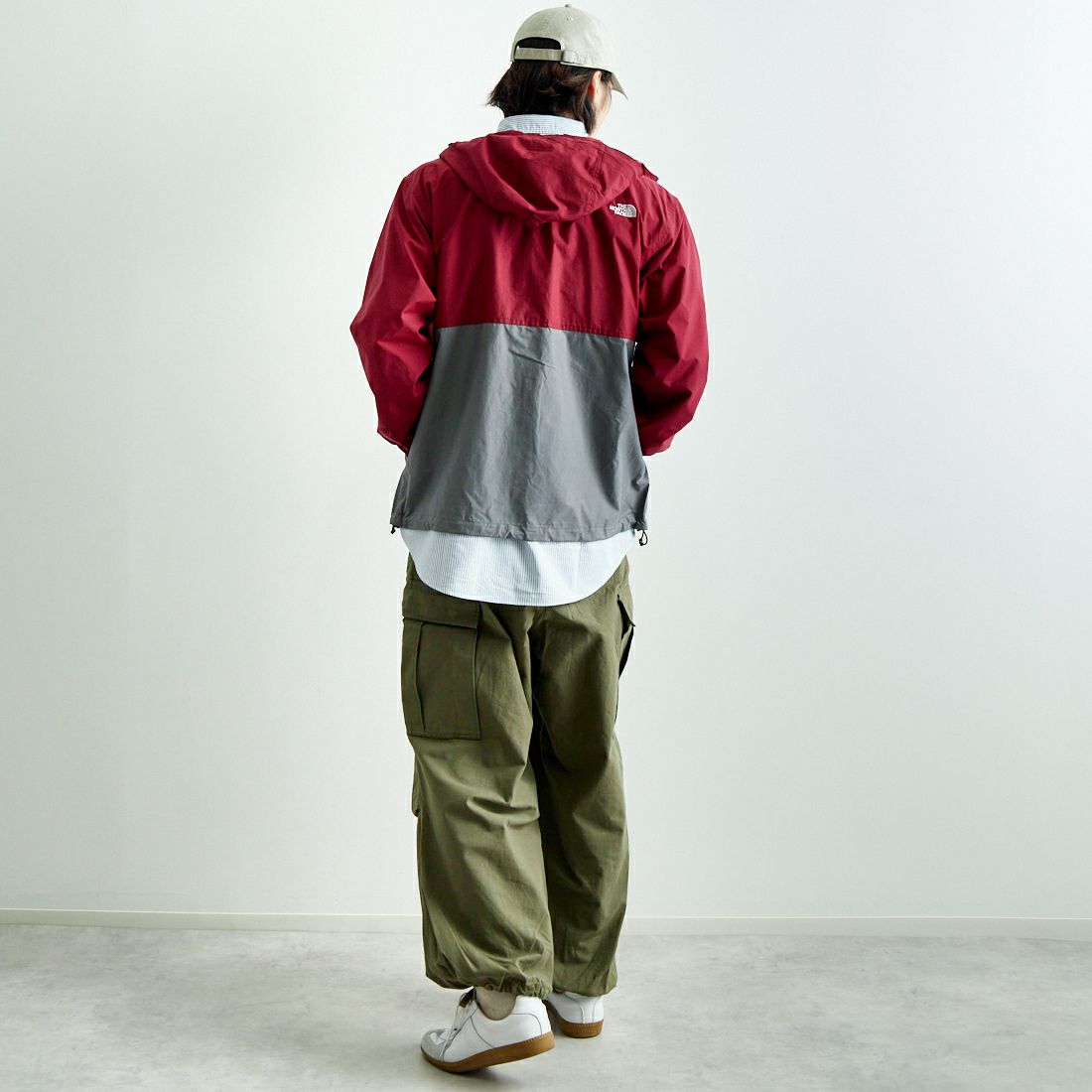 THE NORTH FACE [ザ ノースフェイス] コンパクトジャケット [NP72230] BS &&モデル身長：179cm 着用サイズ：L&&