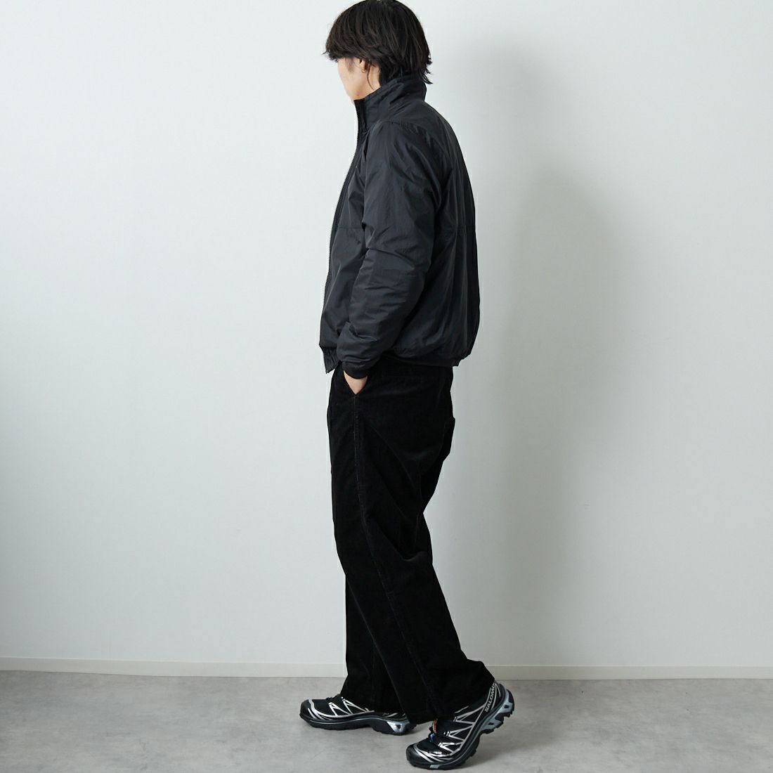 patagonia [パタゴニア] メンズ リバーシブル シェルド マイクロディニ ジャケット [26215] BLK &&モデル身長：179cm 着用サイズ：M&&