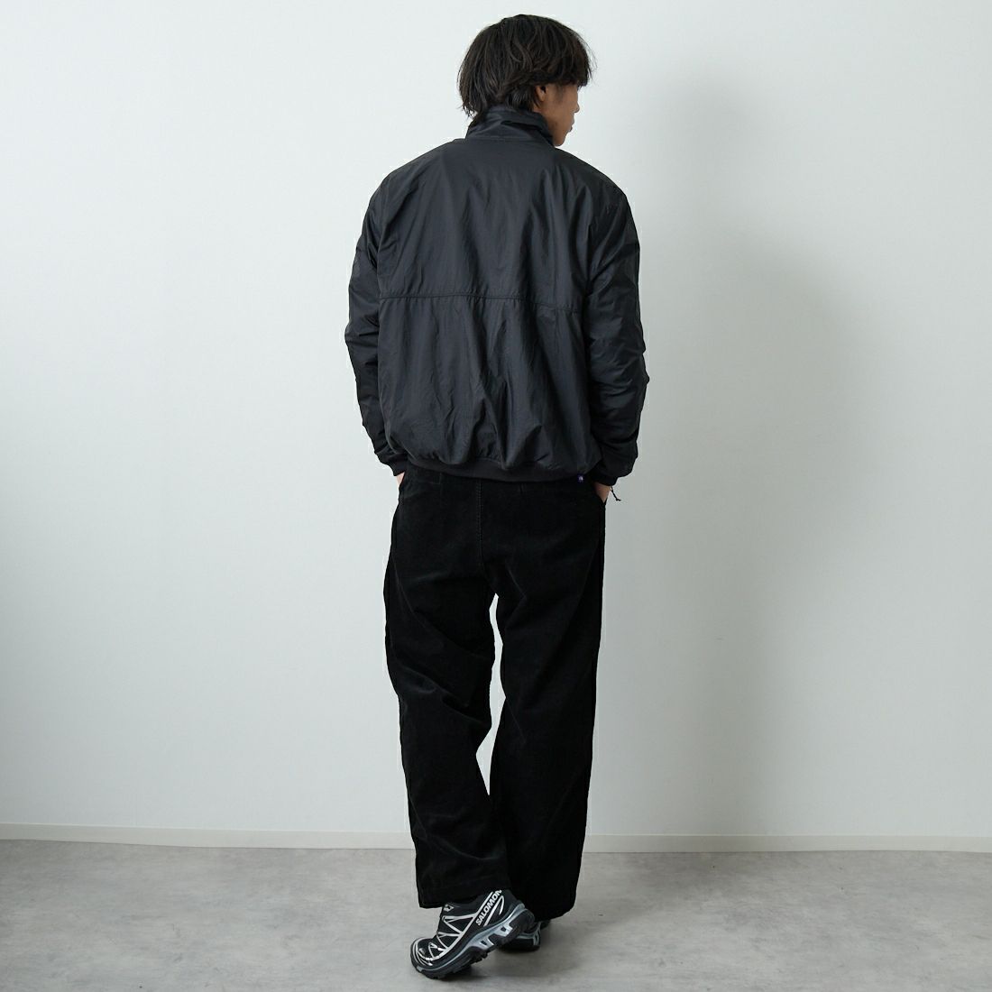 patagonia [パタゴニア] メンズ リバーシブル シェルド マイクロディニ ジャケット [26215] BLK &&モデル身長：179cm 着用サイズ：M&&