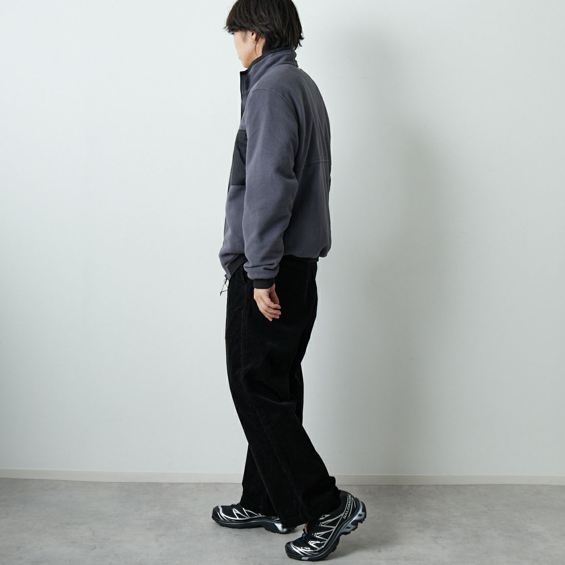 patagonia [パタゴニア] メンズ リバーシブル シェルド マイクロディニ ジャケット [26215] BLK &&モデル身長：179cm 着用サイズ：M&&