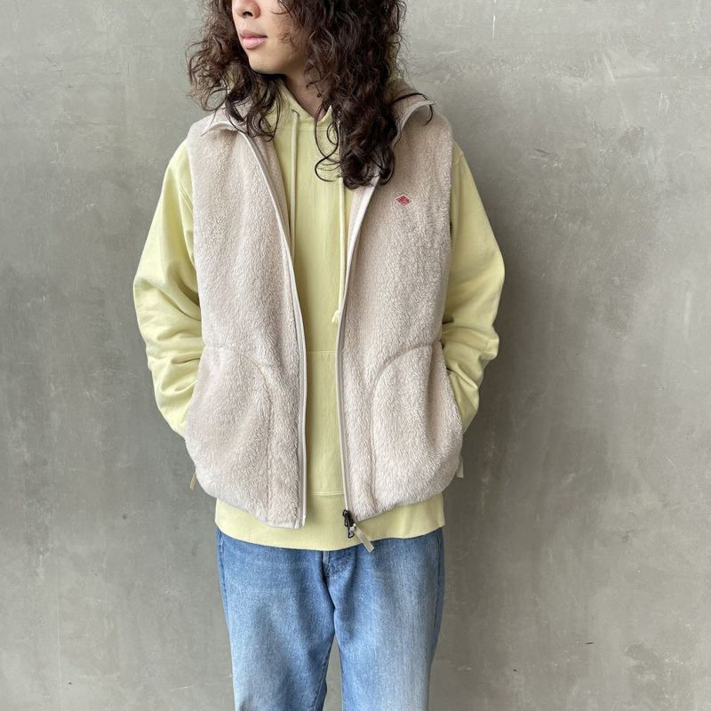 DANTON [ダントン] ハイパイルボアフリース スタンドカラーベスト [DT-A0177HPF]｜ジーンズファクトリー公式通販サイト -  JEANS FACTORY Online Shop