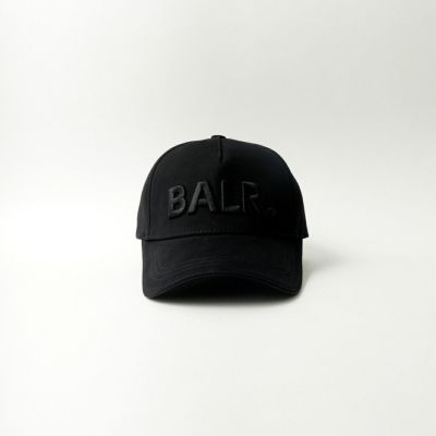 新品　BALR ボーラー　クラシックコットン　キャップ　ブラック　黒　刺繍