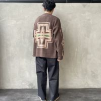 カーディガン/ボレロ PENDLETON 別注 コンチョボタン付き ニット