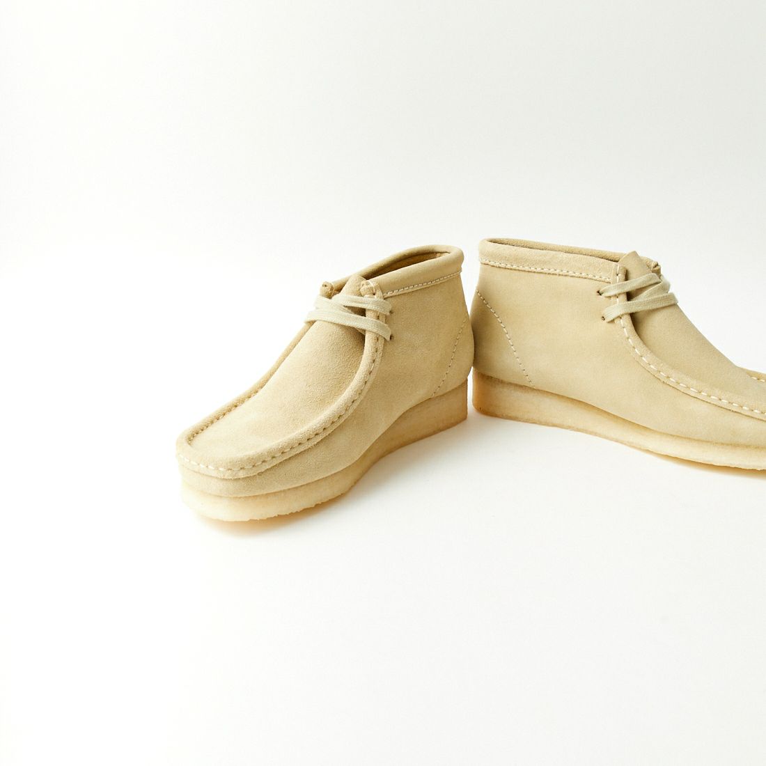Clarks [クラークス] レディースワラビーブーツ(メープルスエード) [26155520] MAPLE