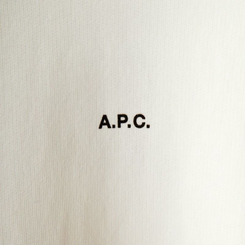 A.P.C. [アー・ペー・セー] Steve スウェットシャツ [SWEAT-STEVE] 90 BLANC