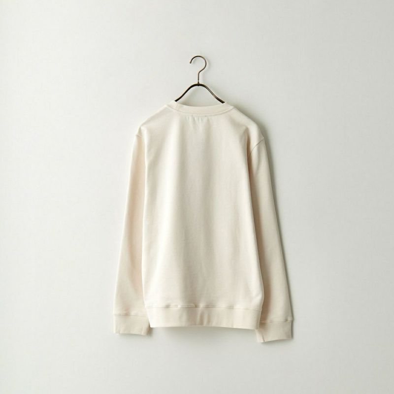 A.P.C. [アー・ペー・セー] ロゴ刺繍 スウェットシャツ [SWEAT-RIDER] 91 BLANC