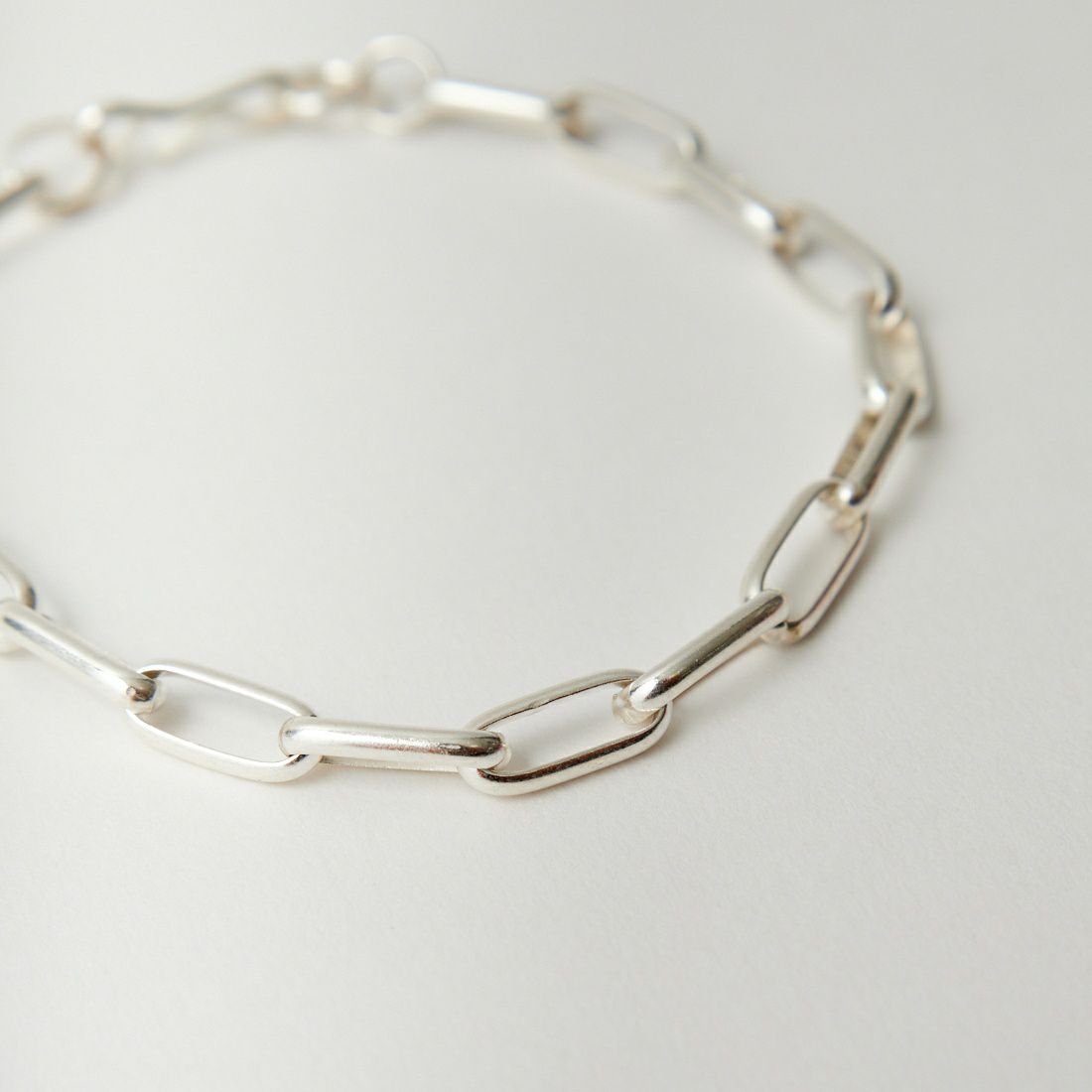 Indian Jewelry [インディアンジュエリー] ハンドメイドチェーン ブレスレット/アンクレット [CHAIN-BRACELET-14] SILVER