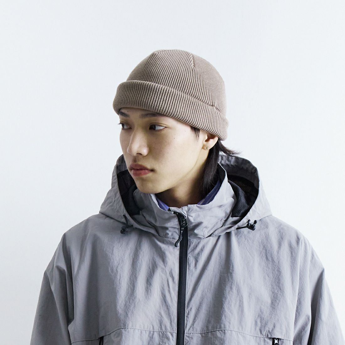 RACAL [ラカル] ロールニットキャップ [RL-18-935] BEIGE