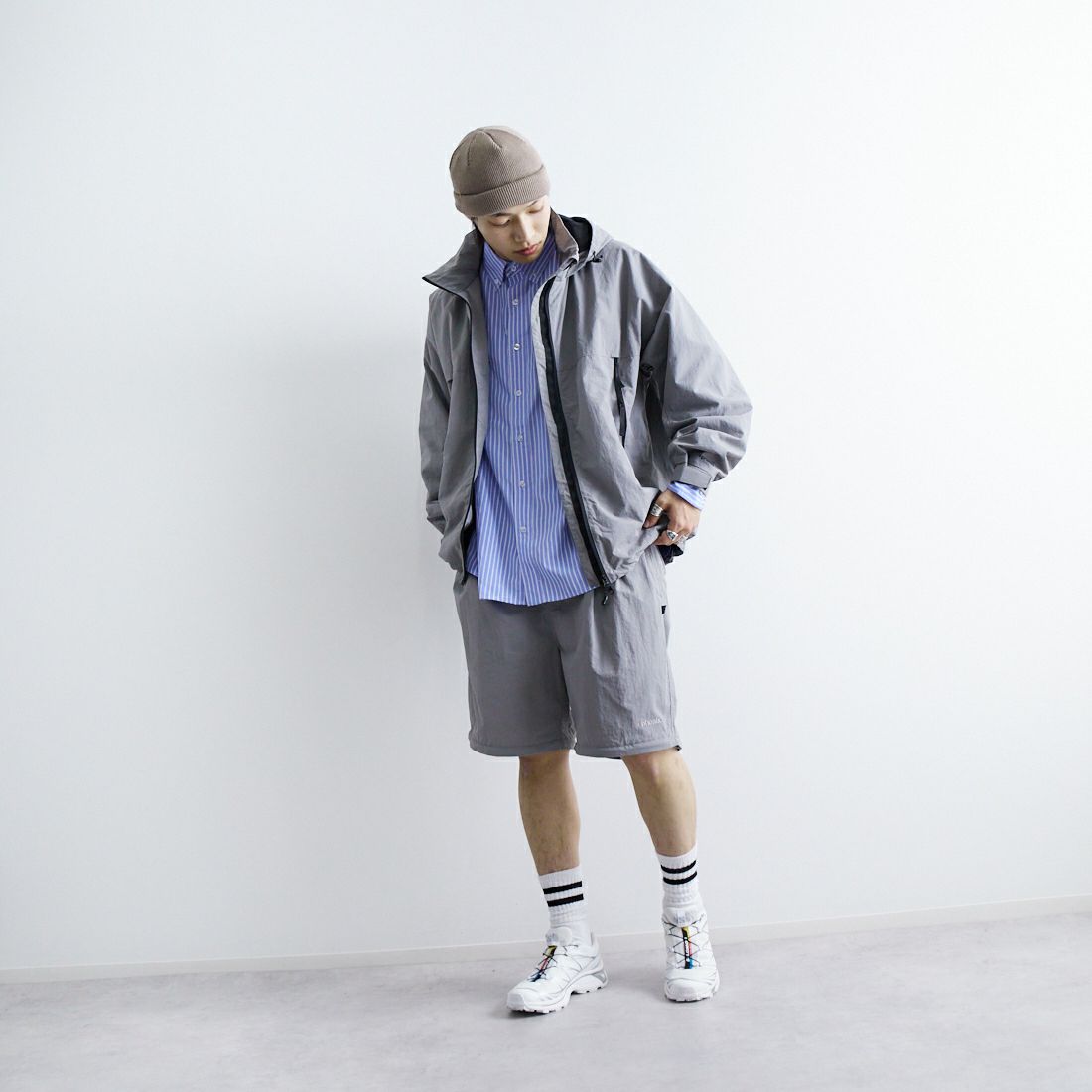 RACAL [ラカル] ロールニットキャップ [RL-18-935] BEIGE