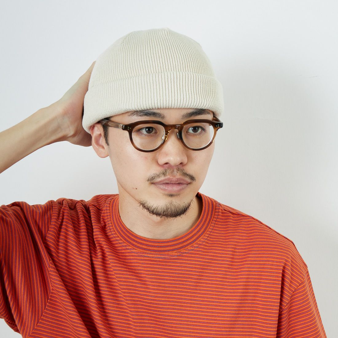 RACAL [ラカル] ロールニットキャップ [RL-18-935]IVORY