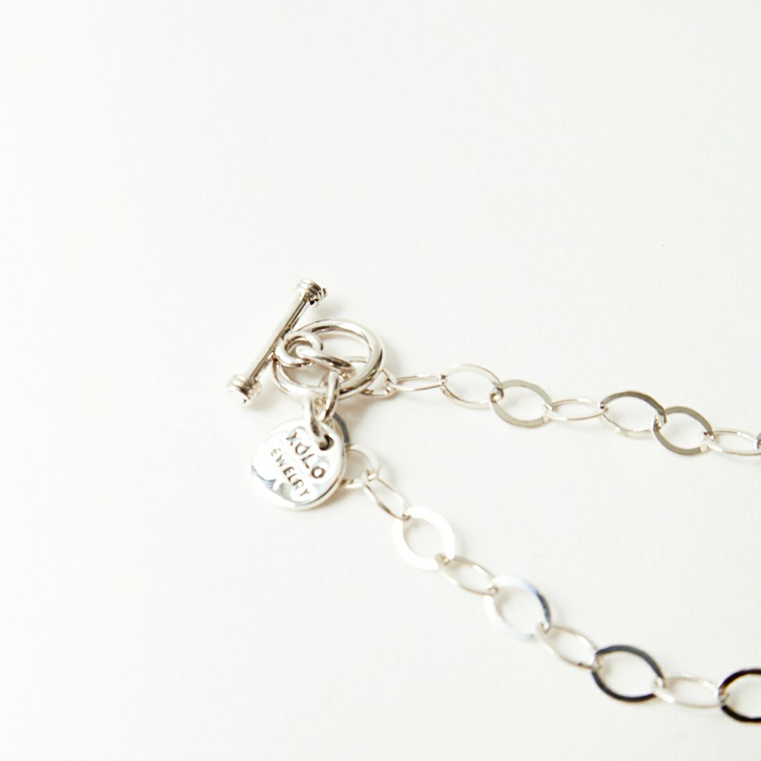 XOLO JEWELRY [ショロジュエリー] GLITTER LINK 5mm ブレスレット [XOB068-19] SILVER