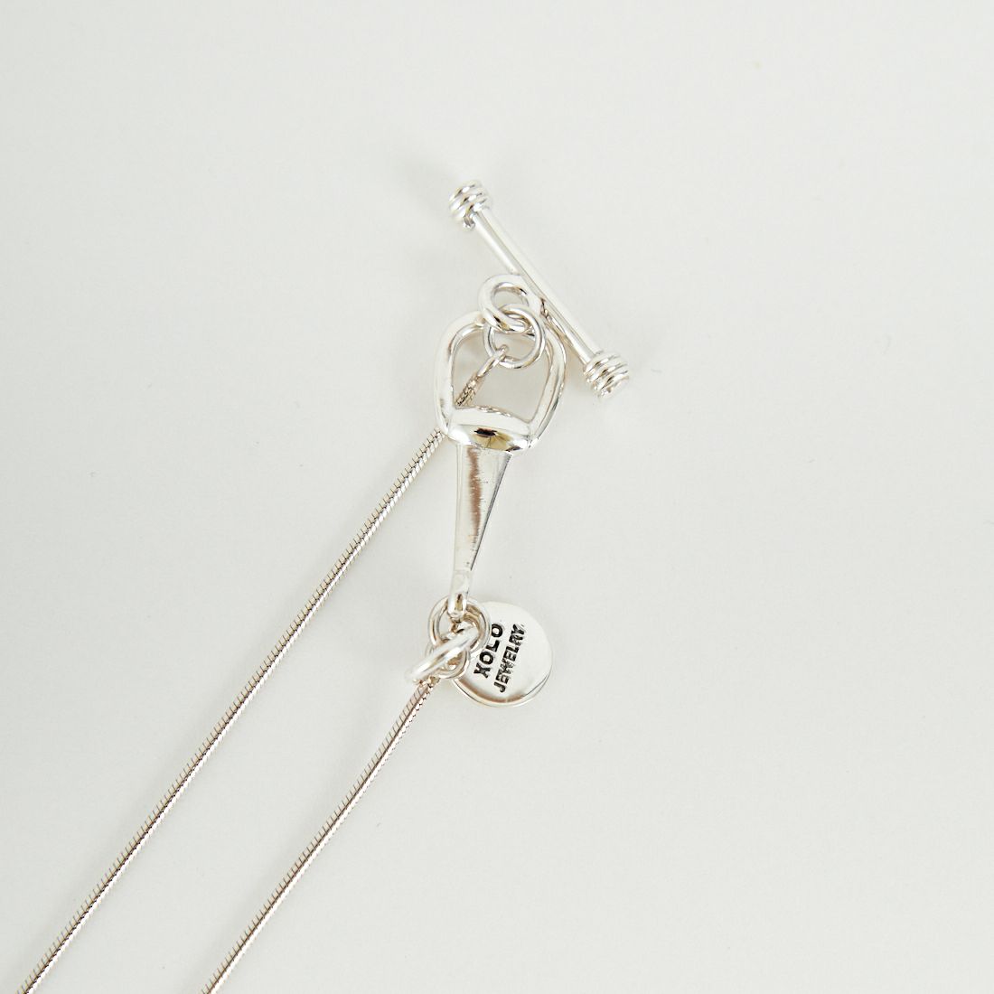 XOLO JEWELRY [ショロジュエリー] SNAKE LINK WITH HORSE BIT ネックレス [XON020-60] SILVER