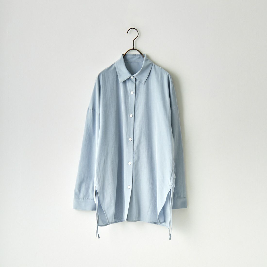 MICA&DEAL [マイカアンドディール] ドローストリングシャツ [0123101026] BLUE