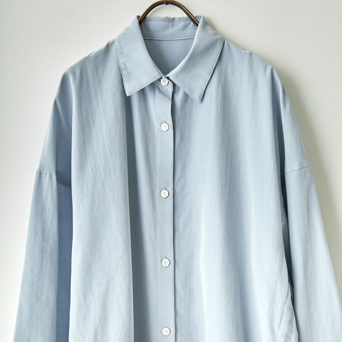 MICA&DEAL [マイカアンドディール] ドローストリングシャツ [0123101026] BLUE