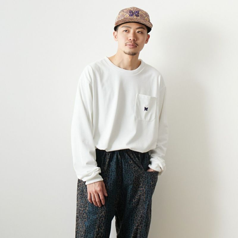 pazuクルーネックTシャツ L グレー needles ニードルズ ニードルス 6 