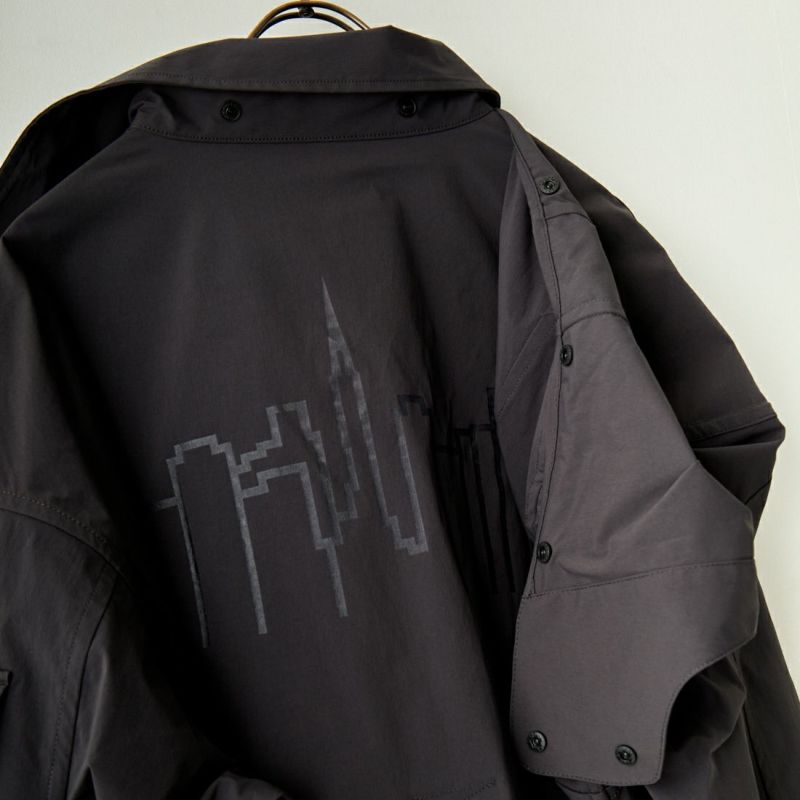 MANHATTAN PORTAGE [マンハッタンポーテージ] フード付きシャツ [23SS-MP-M513] 06 C.GRAY