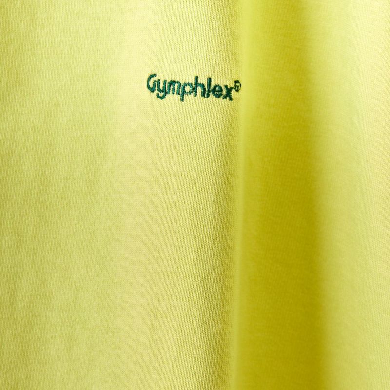 Gymphlex [ジムフレックス] 刺繍ロゴ ロングスリーブTシャツ [GY-C0102HWJ] LIME