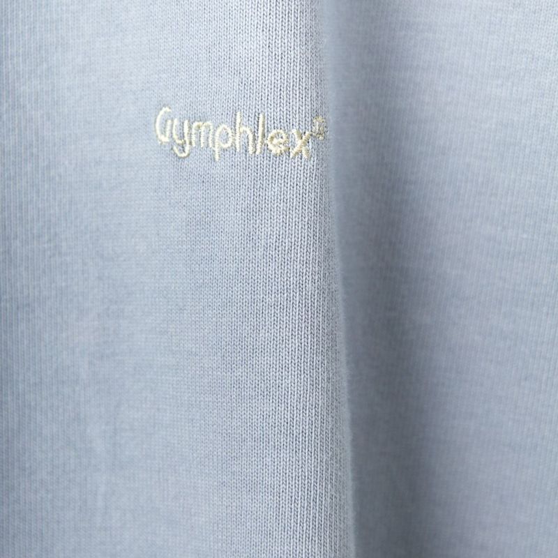 Gymphlex [ジムフレックス] 刺繍ロゴ ロングスリーブTシャツ [GY-C0102HWJ] SAX BLUE