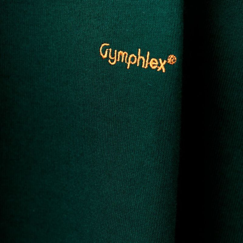 Gymphlex [ジムフレックス] 刺繍ロゴ ロングスリーブTシャツ [GY-C0102HWJ] FOREST GRN