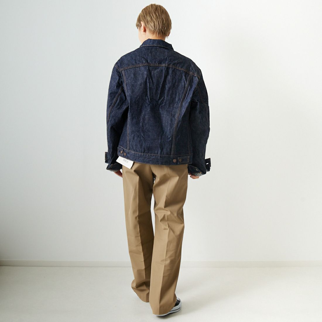 orSlow [オアスロウ] 別注 TYPE3 1960S デニムジャケット [81-6005-JF] 81 ONEWASH &&モデル身長：160cm 着用サイズ：3&&