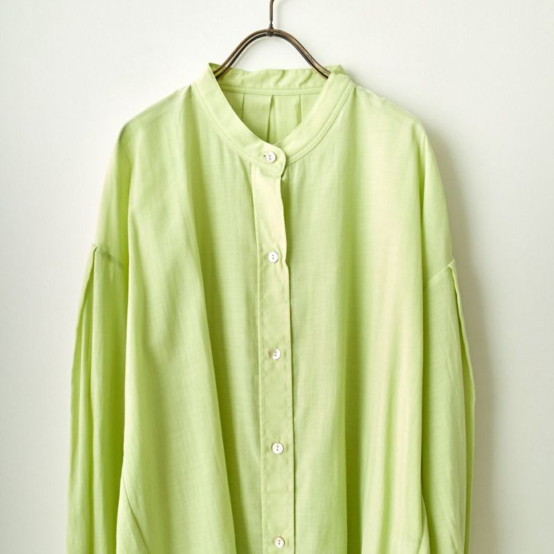 CHIGNON [シニヨン] シアーオーバーサイズシャツ [1622-461KK] LIME
