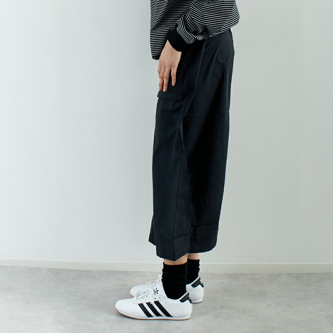 THE NORTH FACE [ザ ノースフェイス] コンパクトスカート [NBW32330] K &&モデル身長：167cm 着用サイズ：M&&