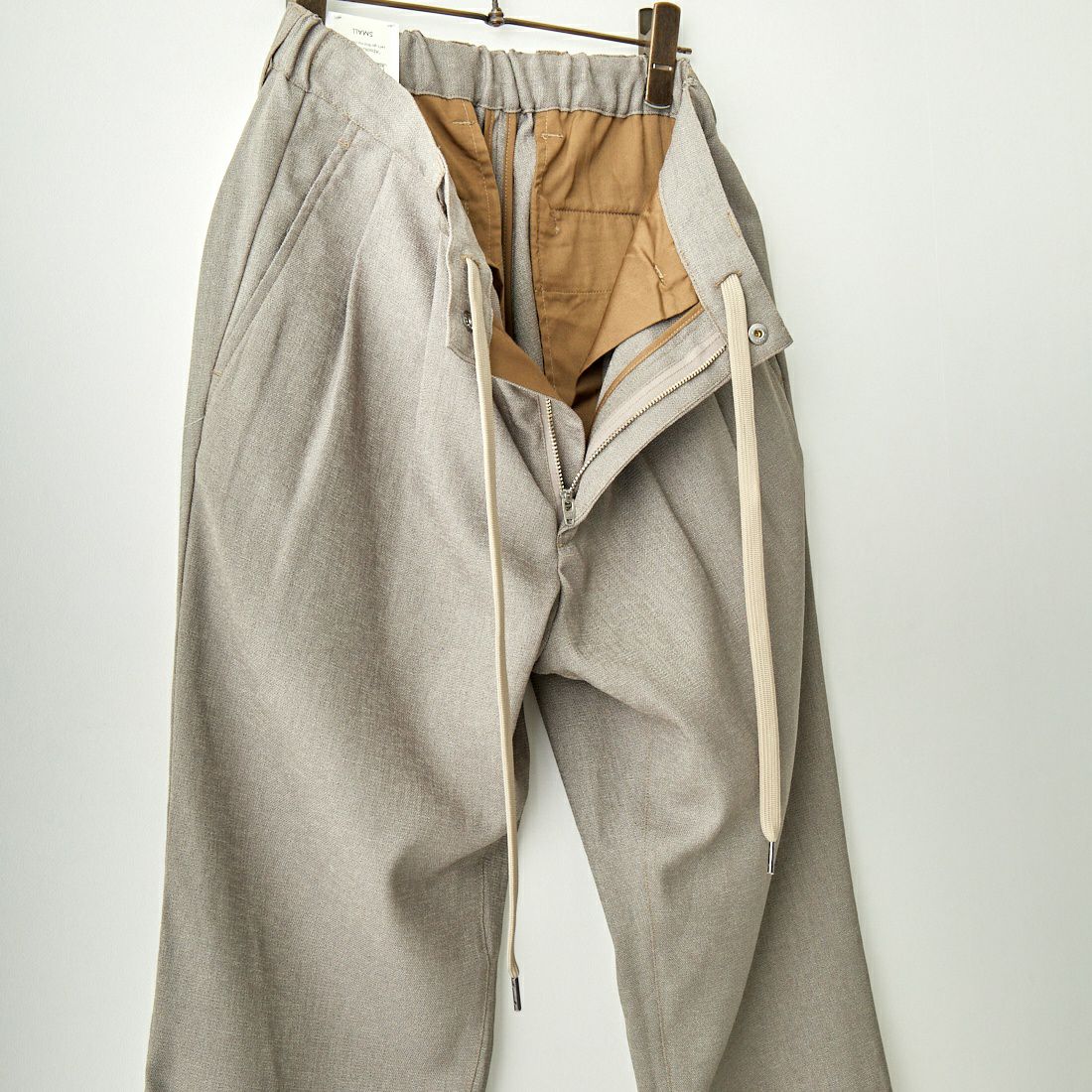 Jeans Factory Clothes [ジーンズファクトリークローズ] リスタビュール2Pワイドテーパードパンツ [JFC-232-014] BEIGE