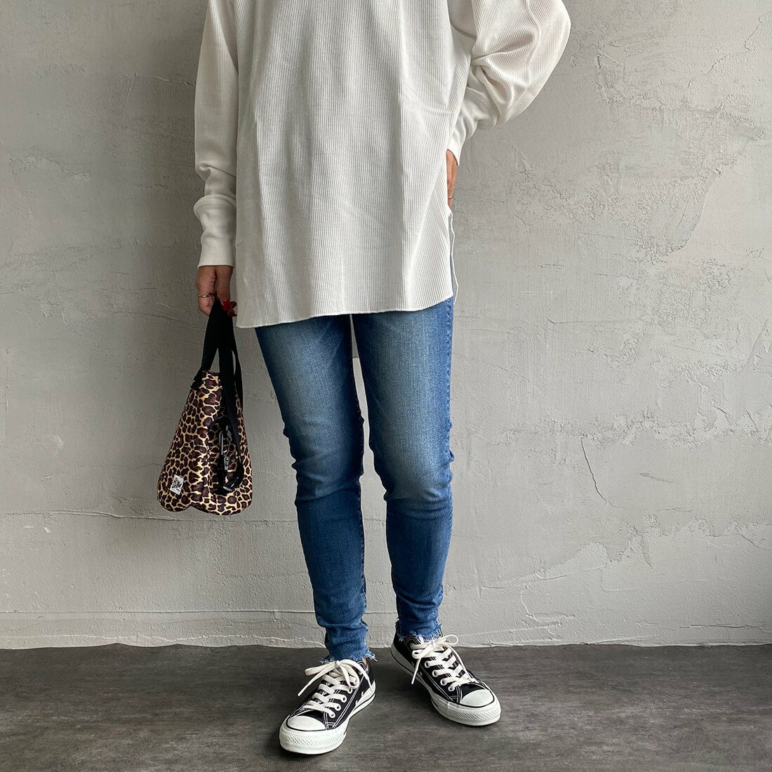 413F&&モデル身長：156cm　着用サイズ：XS&&