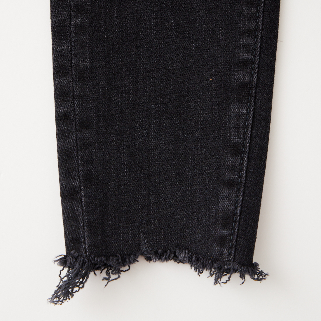 BIG JOHN [ビッグジョン] ヌードレッグ [MML106K] BK01&&モデル身長：156cm 着用サイズ：XS&&