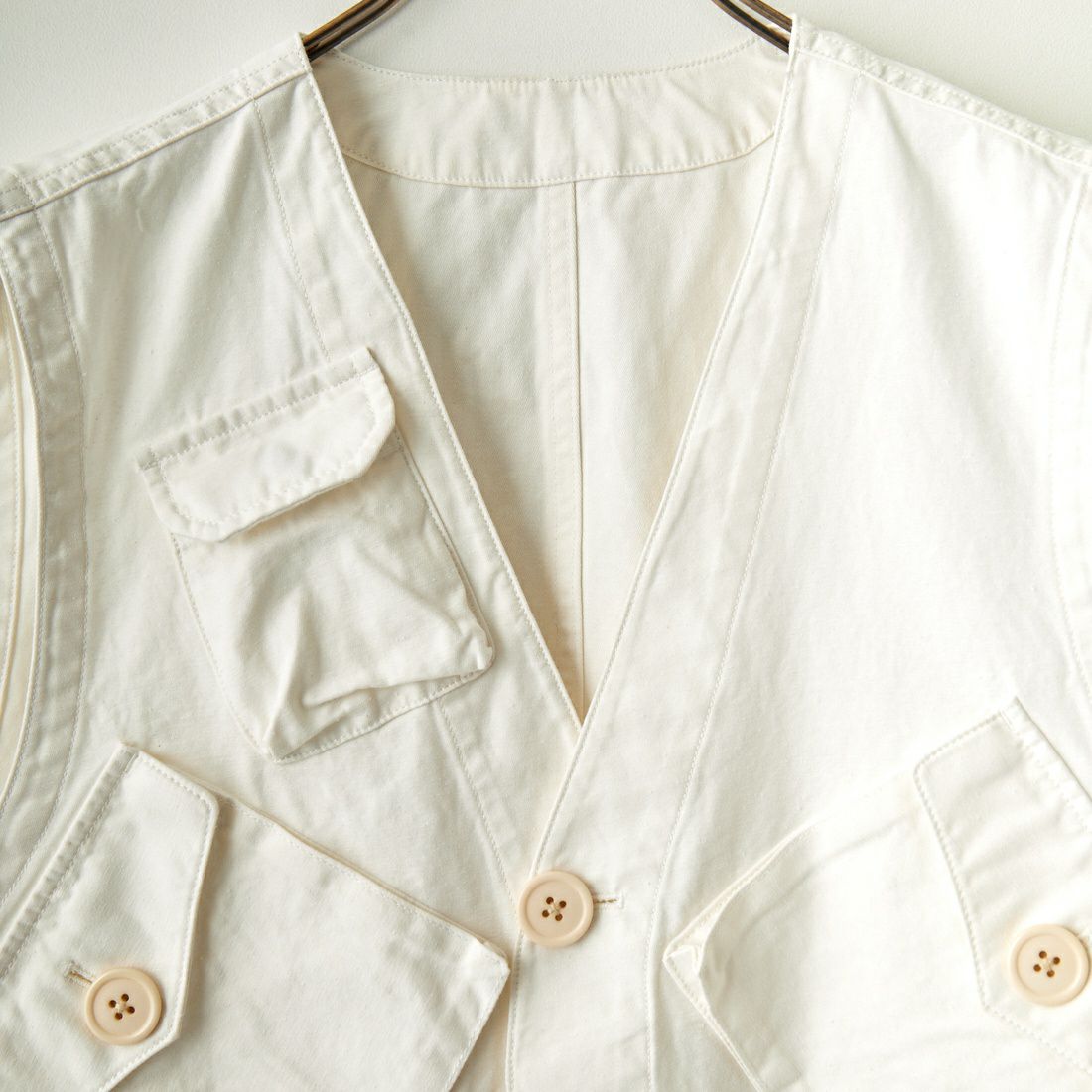 Jeans Factory Clothes [ジーンズファクトリークローズ] C-1ベスト [JFC-231-039] WHITE
